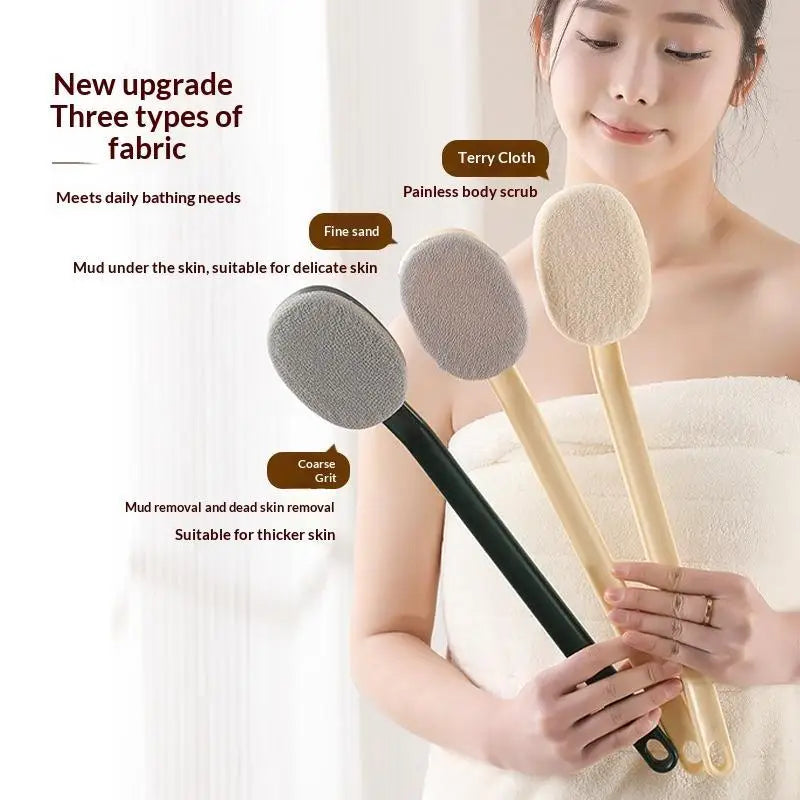 Long Handle Exfoliating Bath Brush & Back Scrubber Bath Scrubber Brush QXL