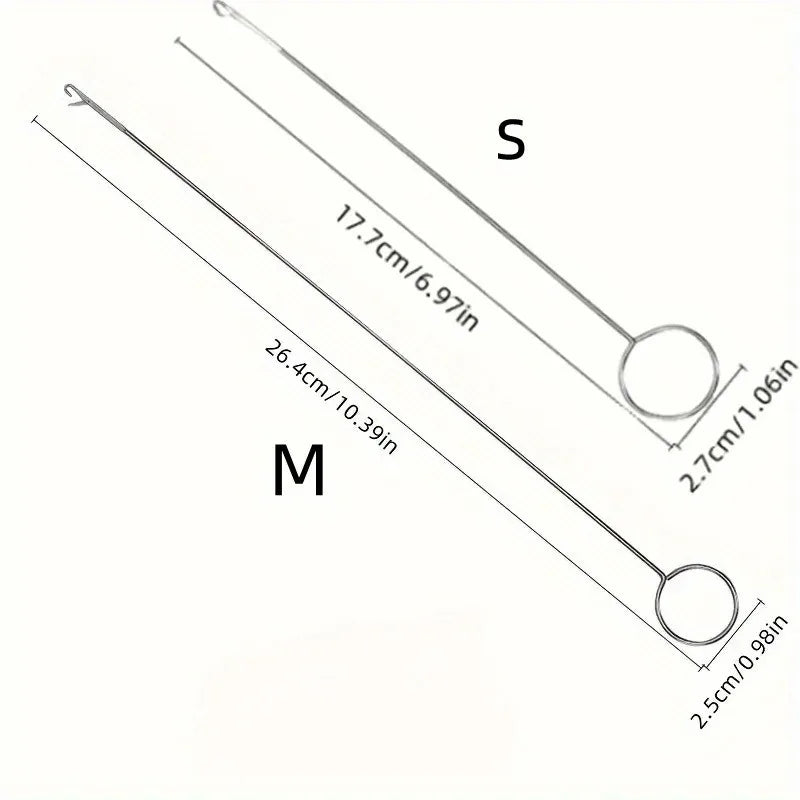 Sewing Loop Turner Hook with Latch | Fabric Tube Turning Tool Sewing Loop Turner QXL