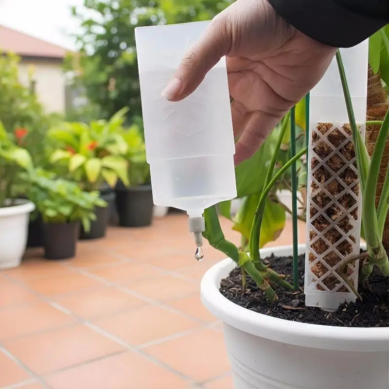 D-Shape Self-Watering Moss Pole | Adjustable Drip Indoor Plants Self-Watering Moss Pole QXL