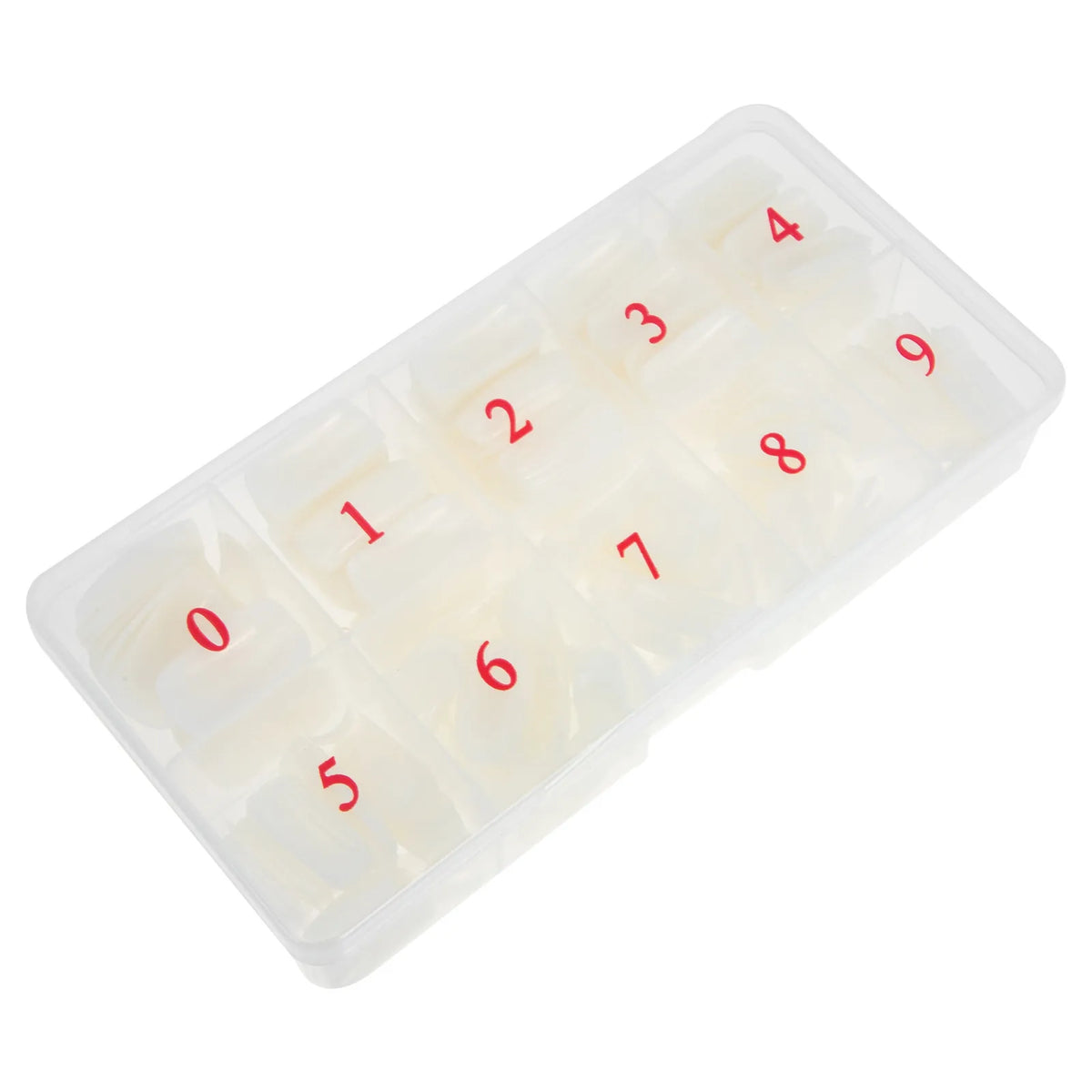 500-Pack Short False Nail Tips | Natural Press-On Full Cover Nails False Nail Tips QXL