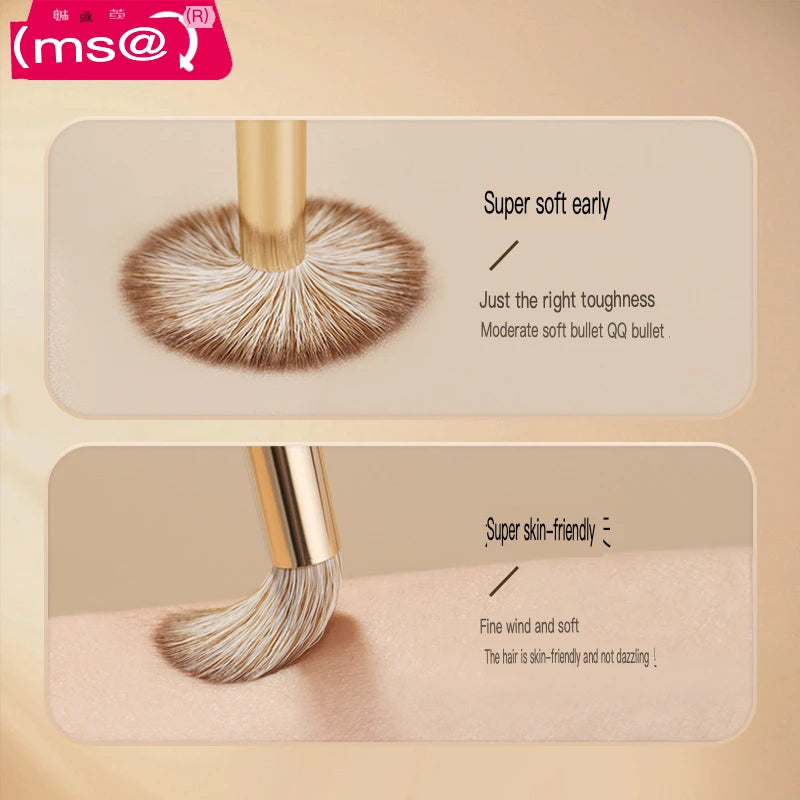 MSQ 8-Piece Soft Fiber Eye & Nose Detail Makeup Brush Set Makeup Brush Set QXL