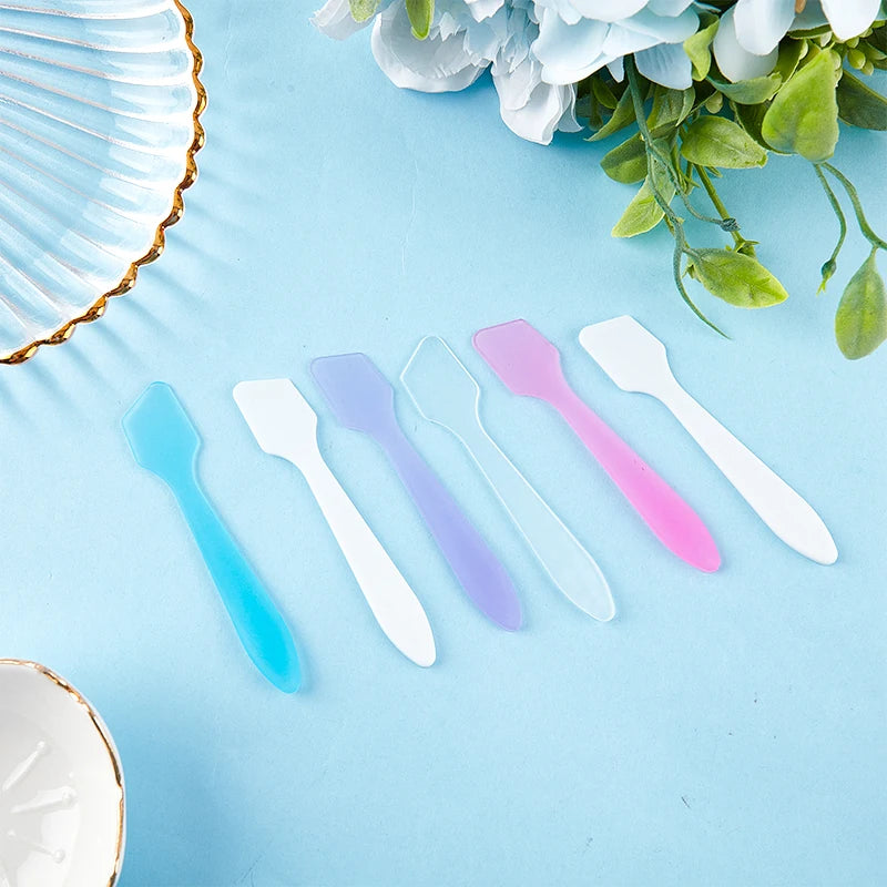 10-Pack Mini Cosmetic Spatulas & Mask Mixing Spoons Cosmetic Spatula Set QXL