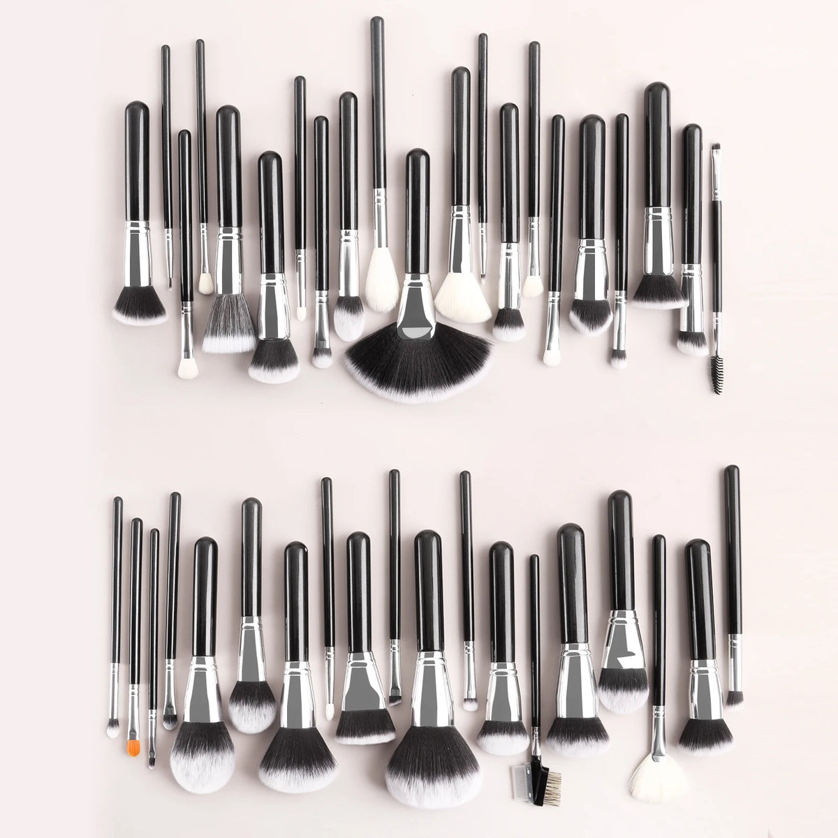 Ronshadow 40-Pc Makeup Brush Set | Face & Eye Kit Makeup Brush Set QXL 40pcs