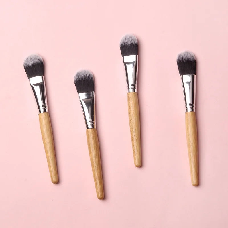 Eyeshadow Brush | Bamboo Handle Synthetic Fiber Makeup Tool Eyeshadow Makeup Brush QXL