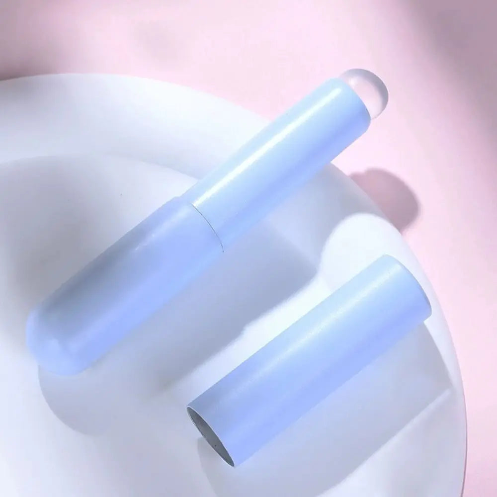 Reusable Silicone Lip Brush | Round Head Lip Gloss Applicator Lip Brush Applicator QXL Blue