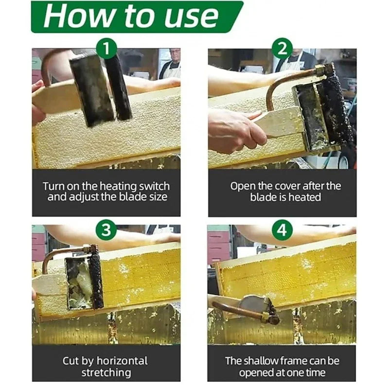 Electric Uncapping Knife | Heated Honey Cutter Beekeeping Tool Uncapping Knife QXL