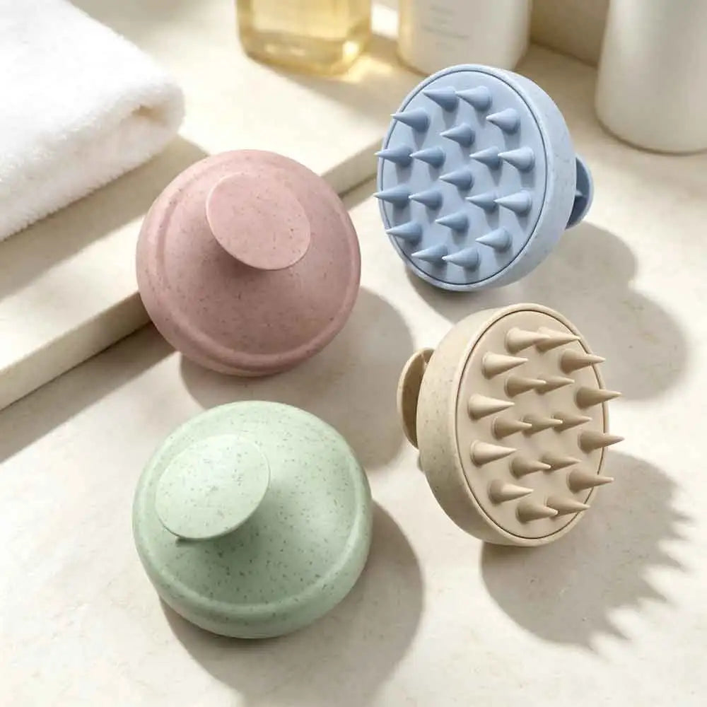 Silicone Scalp Massager Shampoo Brush | Hair Washing Comb Scalp Massage Brush QXL