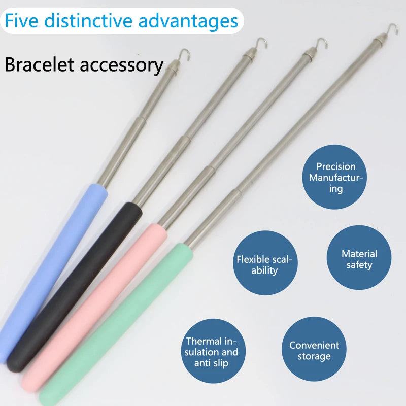 Bracelet Clasp Helper Tool | One-Hand Fastening Plier Jewelry Wearing Aid QXL