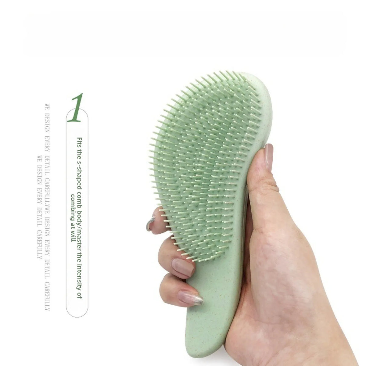 Magic Detangling Hair Brush | Anti-Static Scalp Massage Comb Detangling Hair Brush QXL