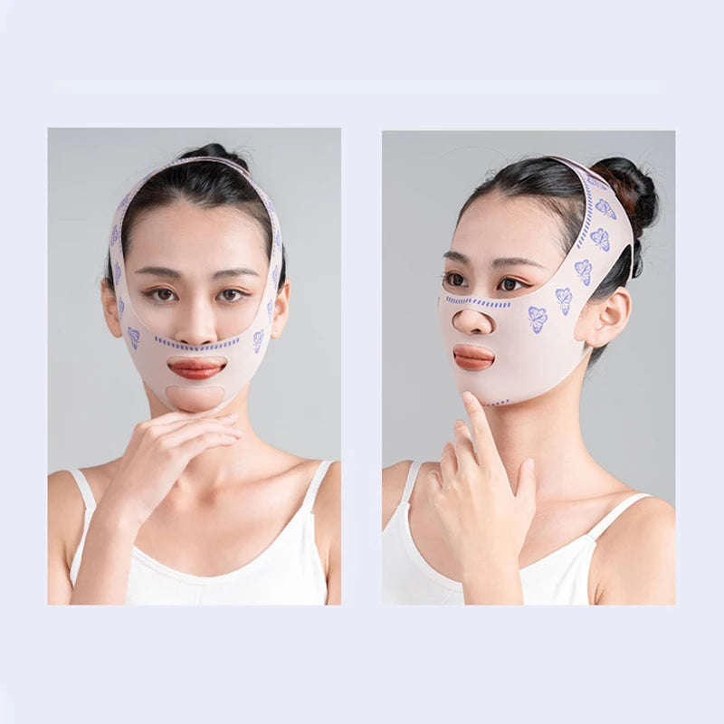 V-Line Face Lifting Band | Chin & Cheek Contouring Wrap Face Lifting Band QXL