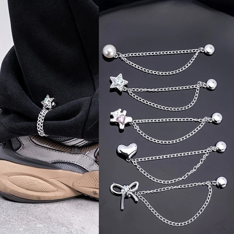 Magnetic Snap Cuff Lock | Adjustable Hem Shortener for Pants Hem Shortener Clip QXL