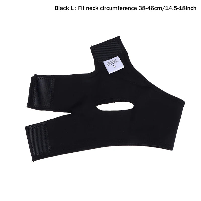 Face Lift Slimming Strap – Chin, Cheek & Neck Firming Bandage Face Slimming Strap QXL L Black