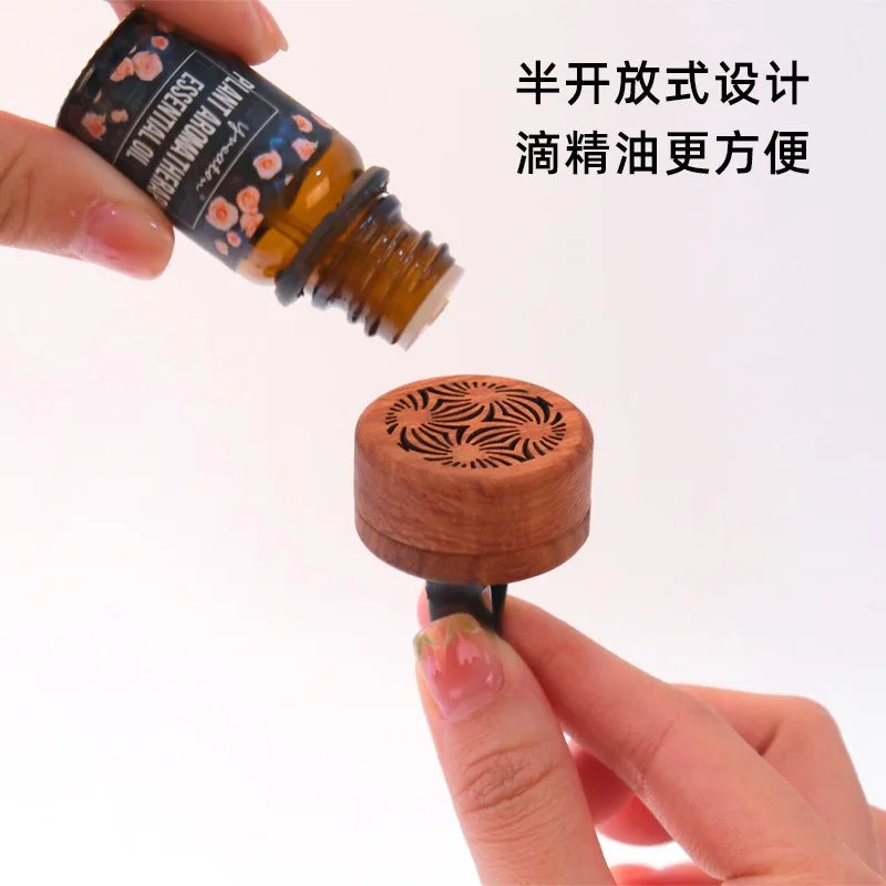 Solid Wood Car Air Vent Essential Oil Diffuser Clip Car Vent Diffuser QXL