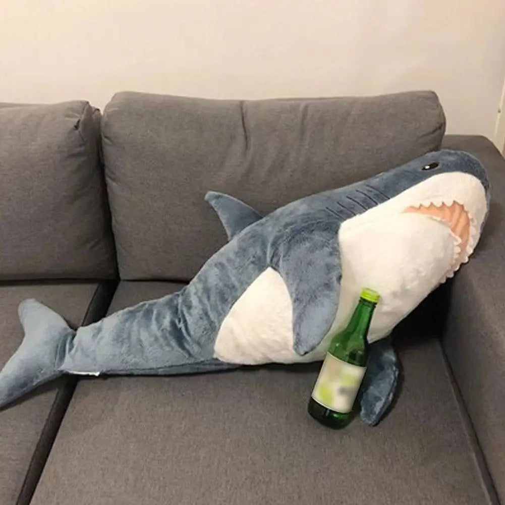 Cute Shark Plush Stuffed Animal Pillow Cushion | Fun Gift Plush Stuffed Toy QXL