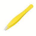 Mini Stainless Steel Eyebrow & Eyelash Tweezers Beauty Tool Eyebrow Tweezers QXL Yellow