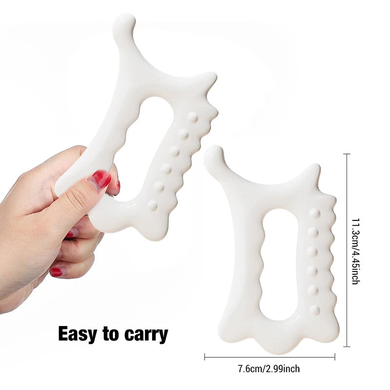 Resin Gua Sha Scraping Board | Portable Full Body Massage Tool Gua Sha Board QXL