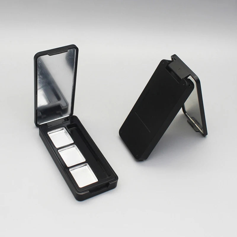Empty 3-Grid DIY Eyeshadow Palette & Makeup Storage Dish Empty Makeup Palette QXL