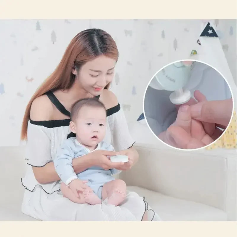 Baby Electric Nail Trimmer Kit | Safe Newborn Manicure Set Baby Nail Trimmer QXL