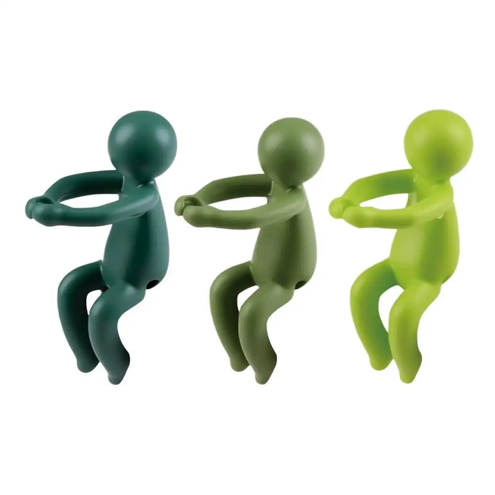 3-Pack Cute Climber Plant Support Stakes | Vine Climbing Figurines Plant Support Stakes QXL 3pcs