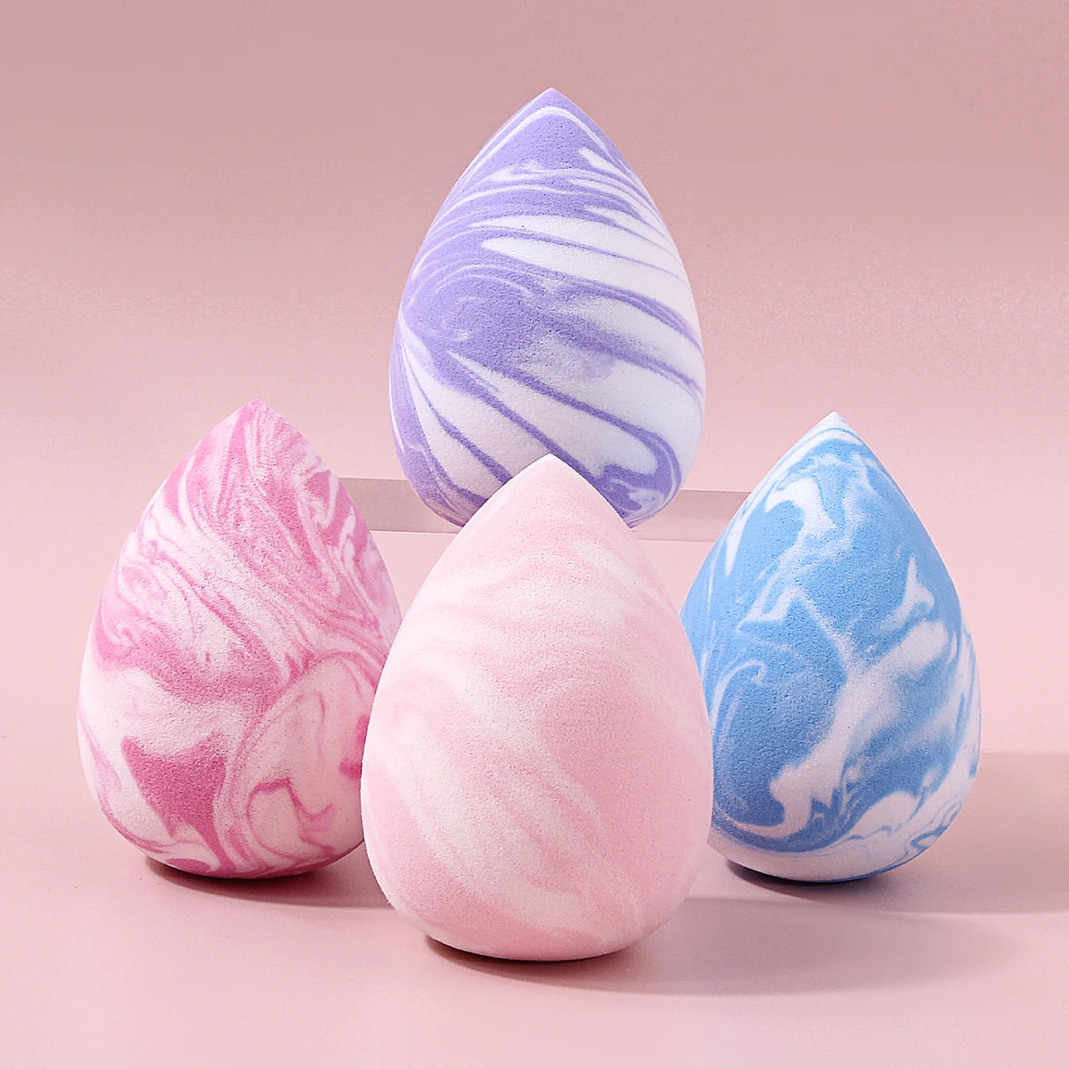 KOSSHOW 4-Pack Latex-Free Makeup Sponges | Wet & Dry Blender Makeup Blending Sponge QXL