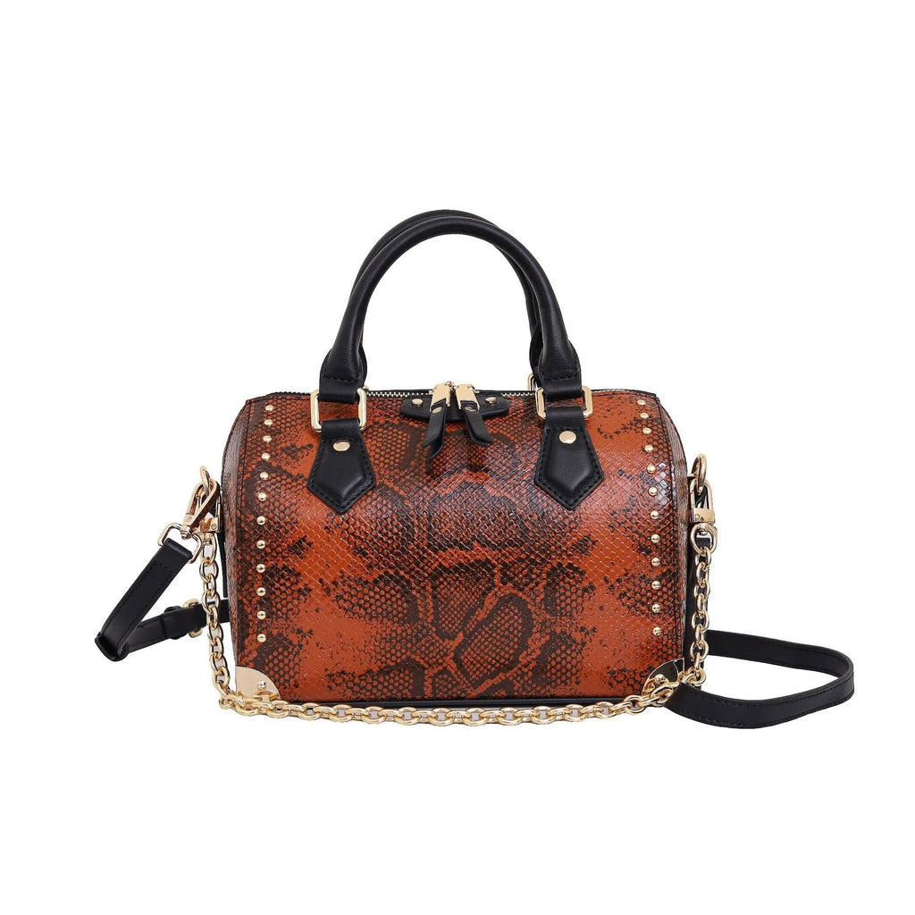 Large Leather Crossbody Diaper Bag – Vintage Handbag for Women Crossbody Diaper Bag QXL