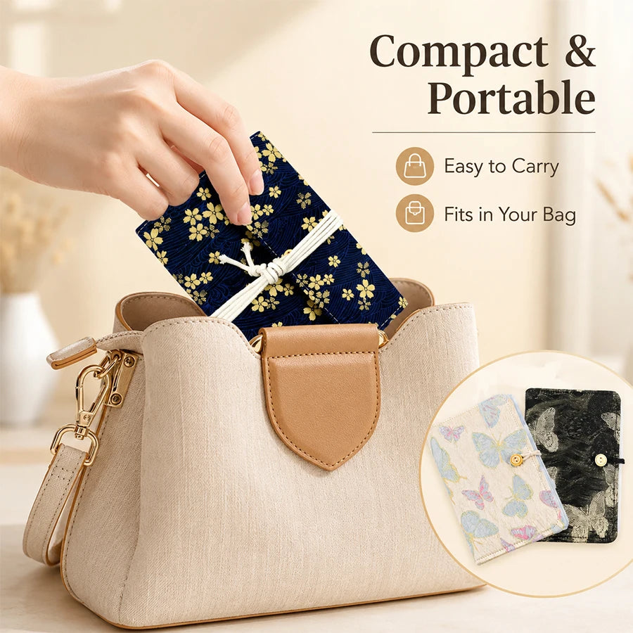Complete Circular Knitting Needle Set | Floral Bag & Markers Knitting Needle Set QXL