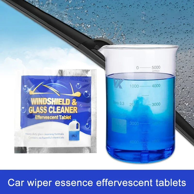 Car Windshield Cleaner Tablets | Concentrated Wiper Fluid Windshield Cleaner Tablets QXL