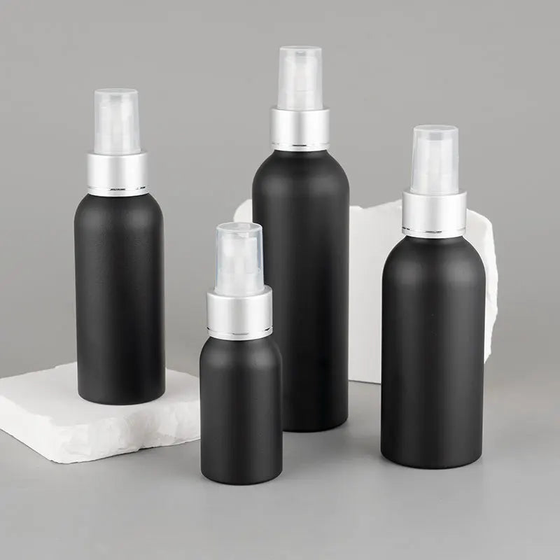 Aluminum Black Refillable Spray Bottle | Perfume Atomizer 40–150ml Perfume Atomizer Bottle QXL