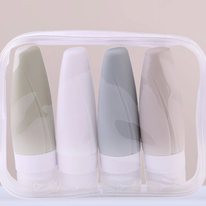 90ml Silicone Travel Dispenser Bottle | Refillable Cosmetic Travel Dispenser Bottle QXL Default Title