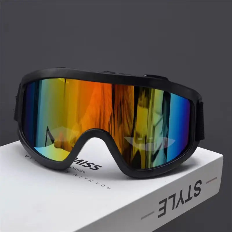 Adult Ski Goggles HD PC Lens – Windproof Snowboard & Riding Ski Goggles QXL A