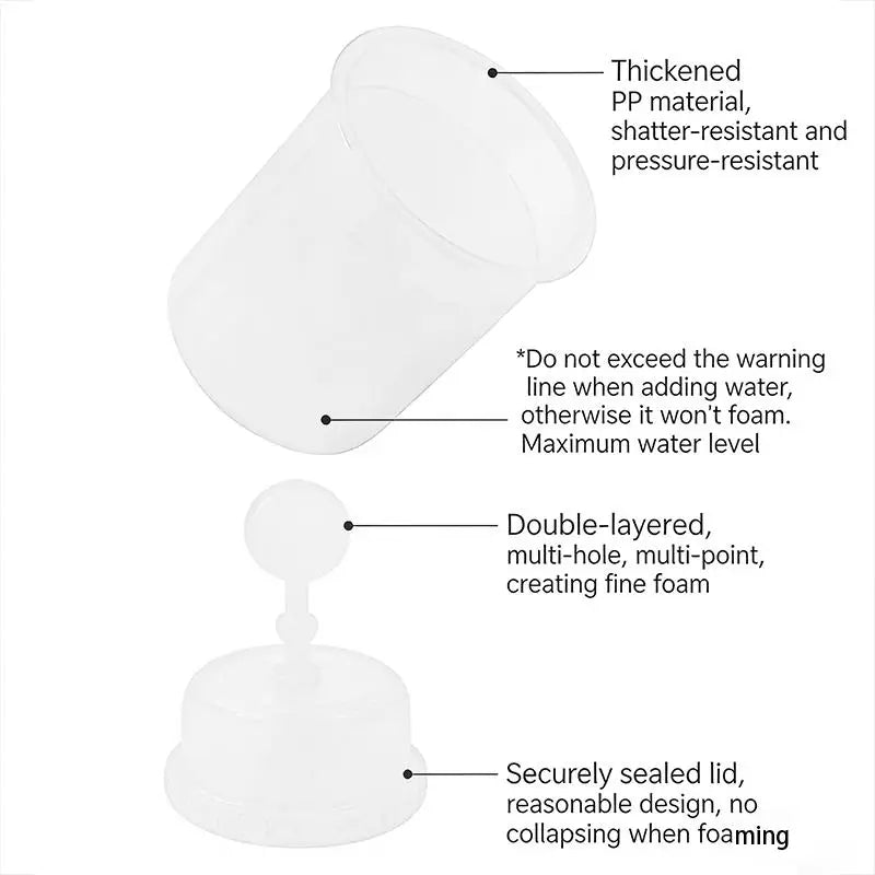 Portable Bubble Foam Maker | Facial Cleansing Tool Facial Foam Maker QXL
