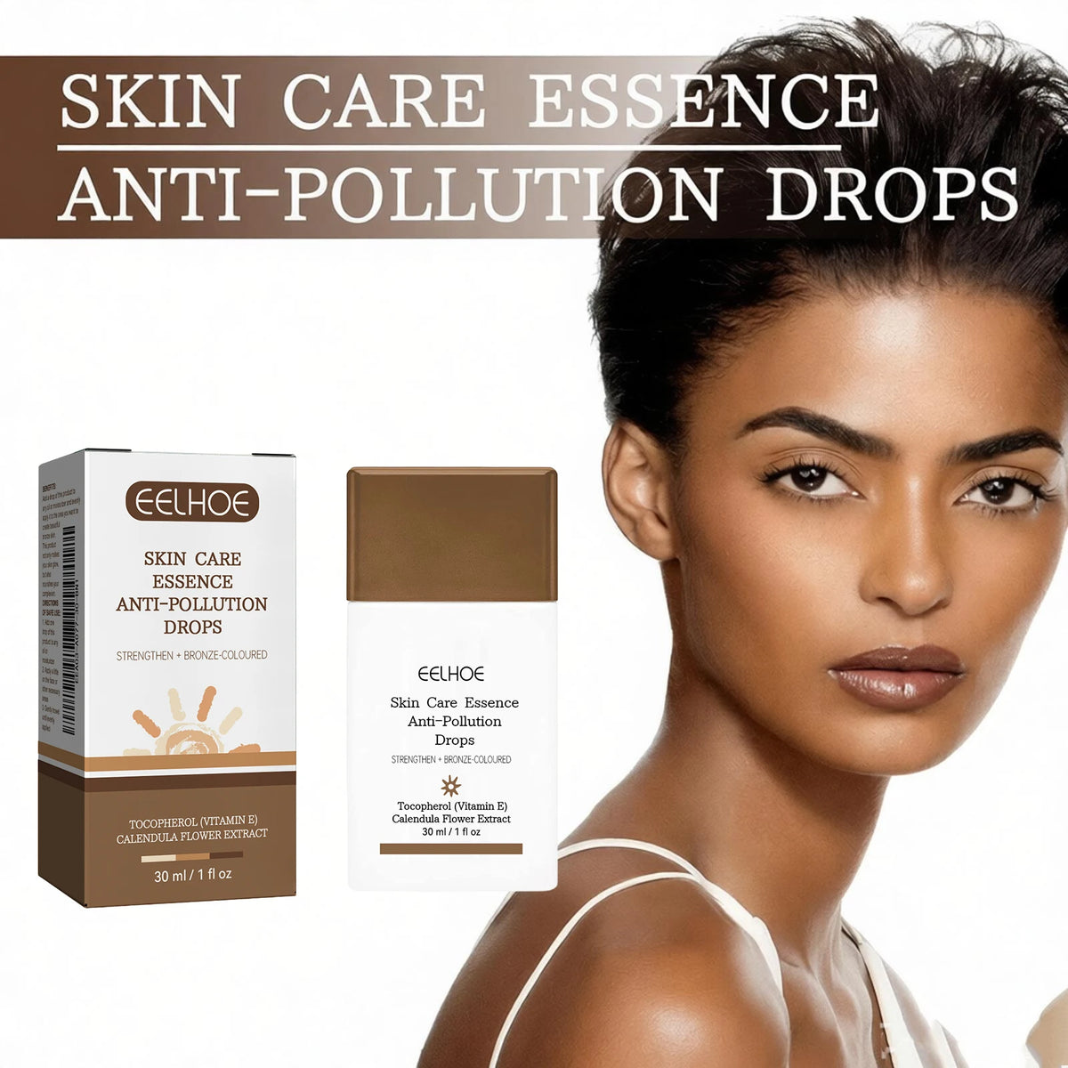 EELHOE Self Tanner Bronzer Cream Face & Body – 30ml Self Tanner Bronzer QXL