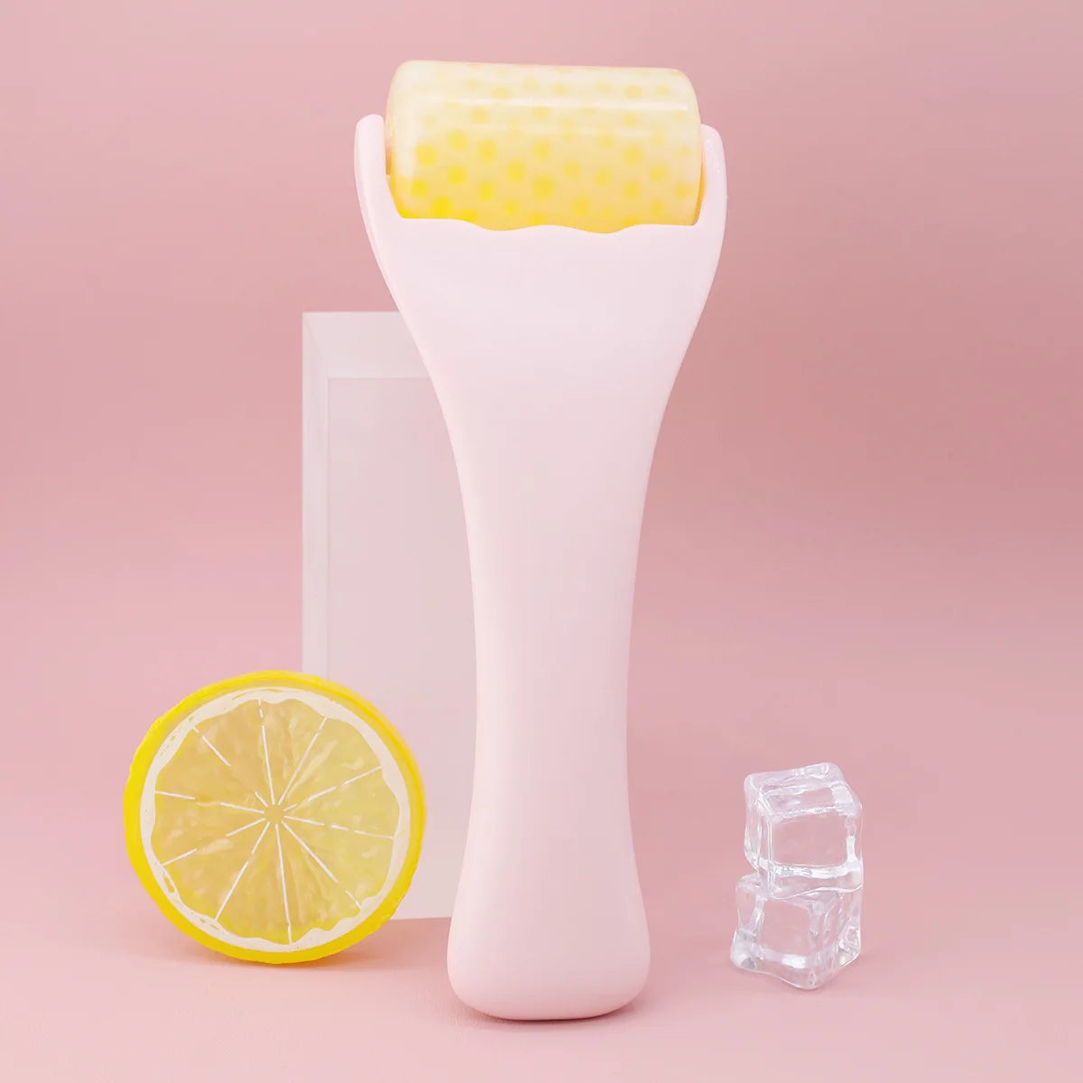 Facial Ice Roller | Cooling Face Massage & Skin Lifting Tool Facial Ice Roller QXL Pink yellow