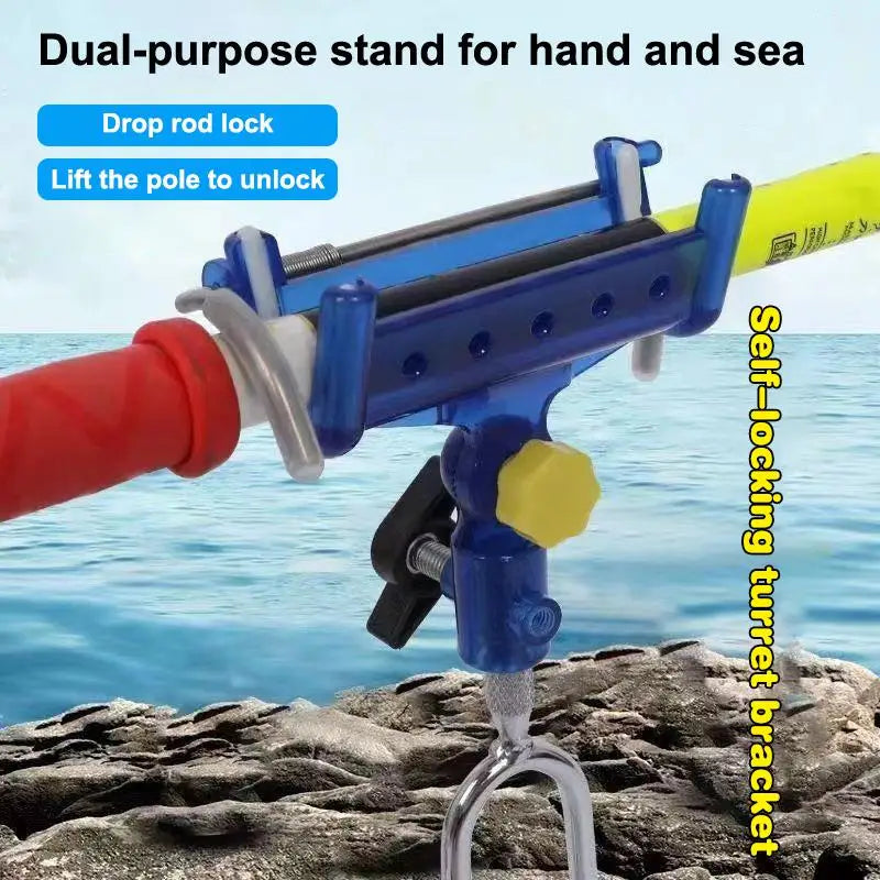 360° Adjustable Fishing Rod Holder | Boat Kayak Bank Mount Fishing Rod Holder QXL