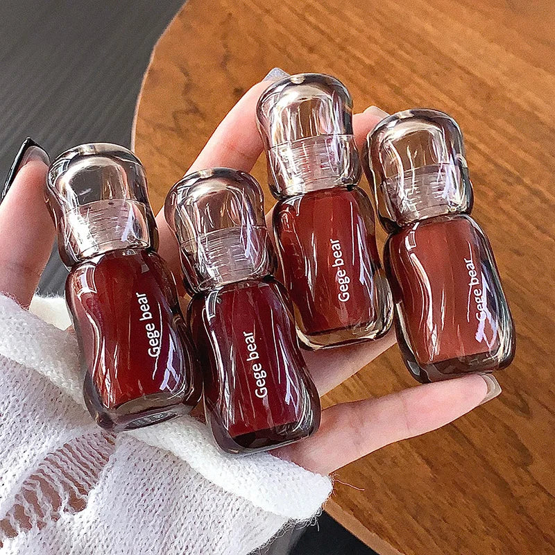 Gegebear Crystal Gloss Lip Lacquer | Hydrating Mirror Finish Lip Gloss QXL