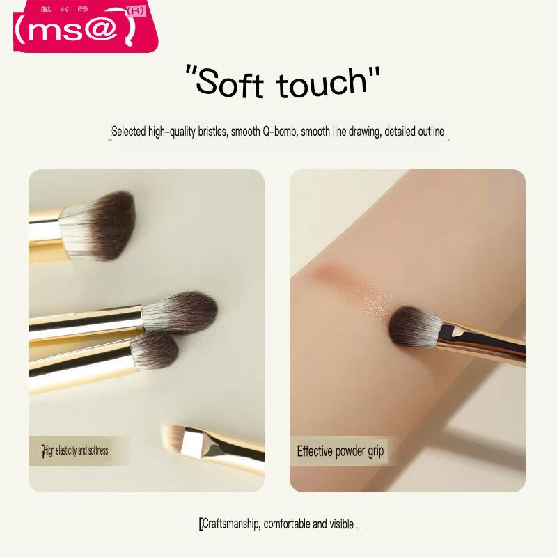 MSQ 8-Piece Double-Ended Makeup Brush Set | Foundation & Contour Makeup Brush Set QXL