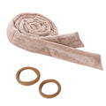 Heatless Curling Rod Headband | Soft Foam Overnight Hair Roller Heatless Hair Curler QXL Light tan 1 China Mainland