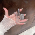 Diamond 10ml Glass Perfume Spray Bottle | Travel Refillable Perfume Atomiser QXL 10ml Glass
