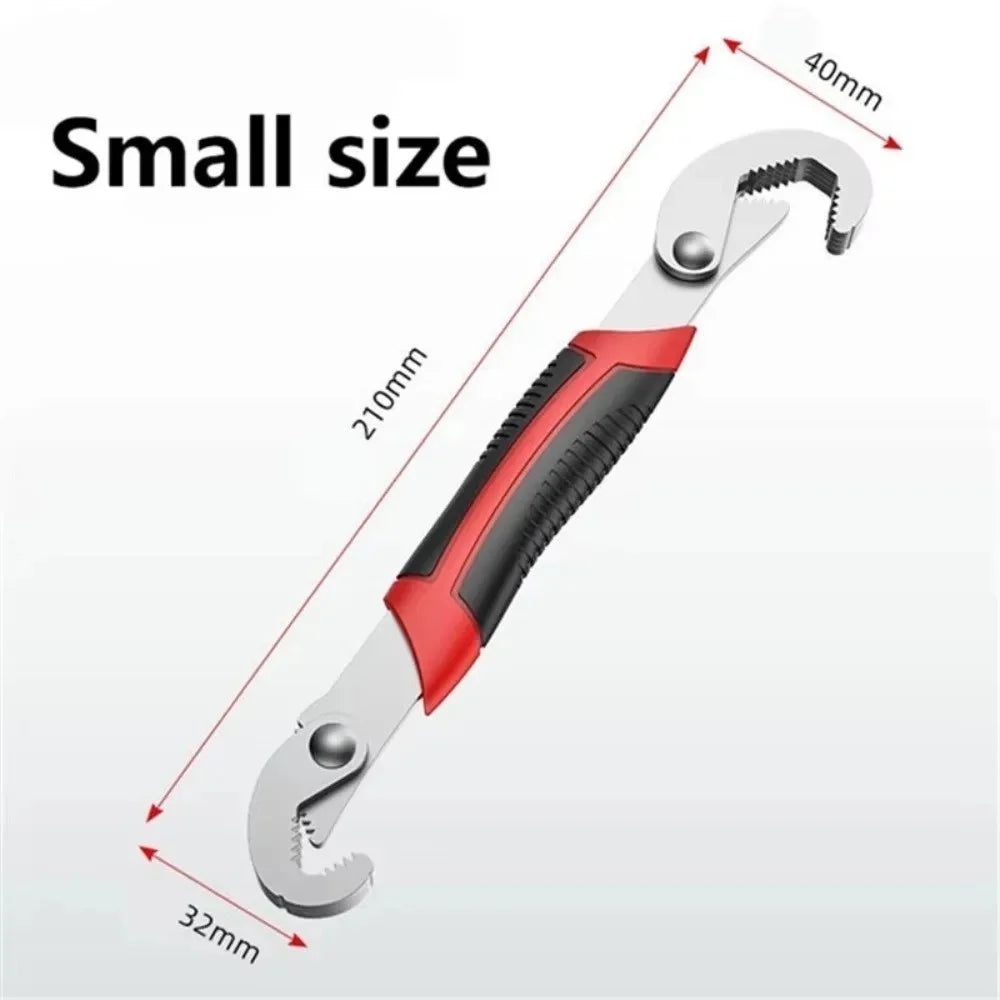 Adjustable Spanner Wrench 6–22mm Double-Ended Universal Tool Adjustable Spanner Wrench QXL Small