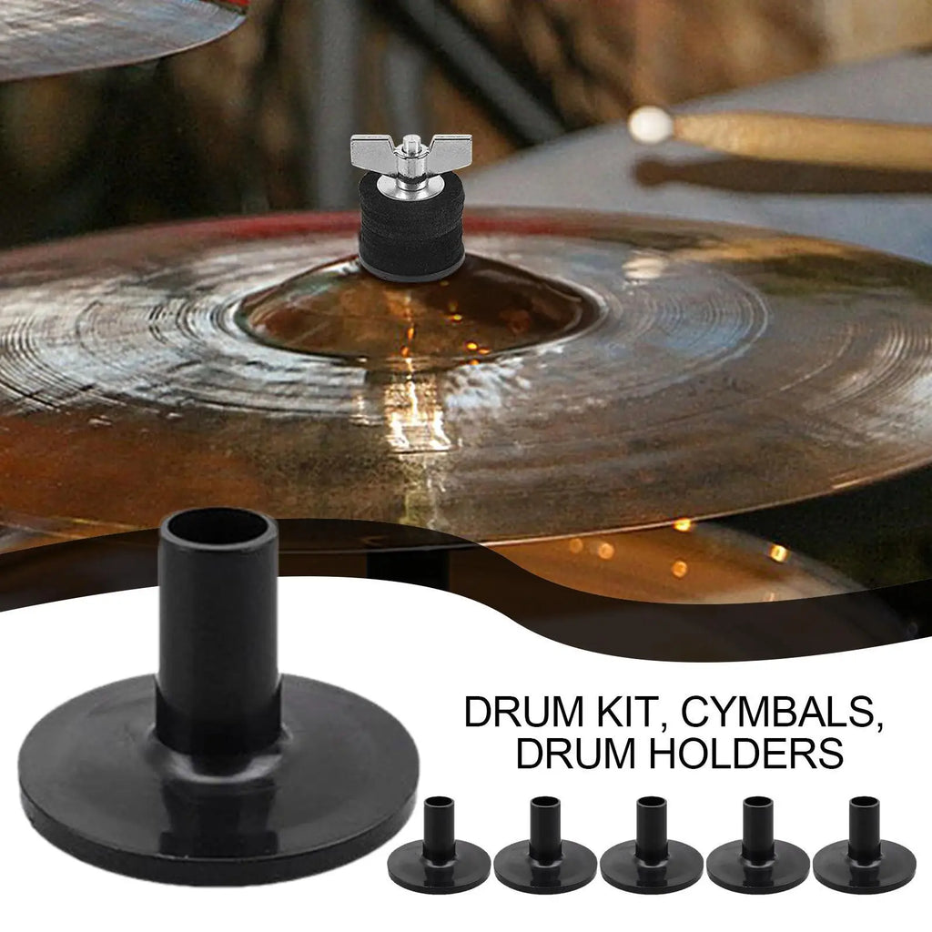 20-Pack Drum Cymbal Sleeves | ABS Flange Stand Holders Cymbal Stand Accessories QXL