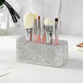 26-Hole Makeup Brush Holder & Cosmetic Pen Organizer Makeup Brush Organizer QXL White Diamond