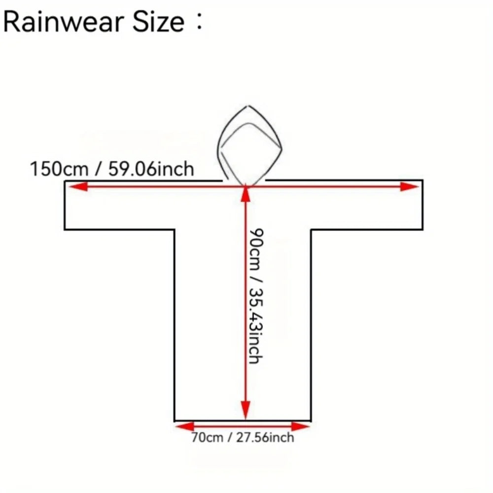 Emergency Raincoat Keychain 5/10 Pack | Disposable Poncho Emergency Rain Poncho QXL