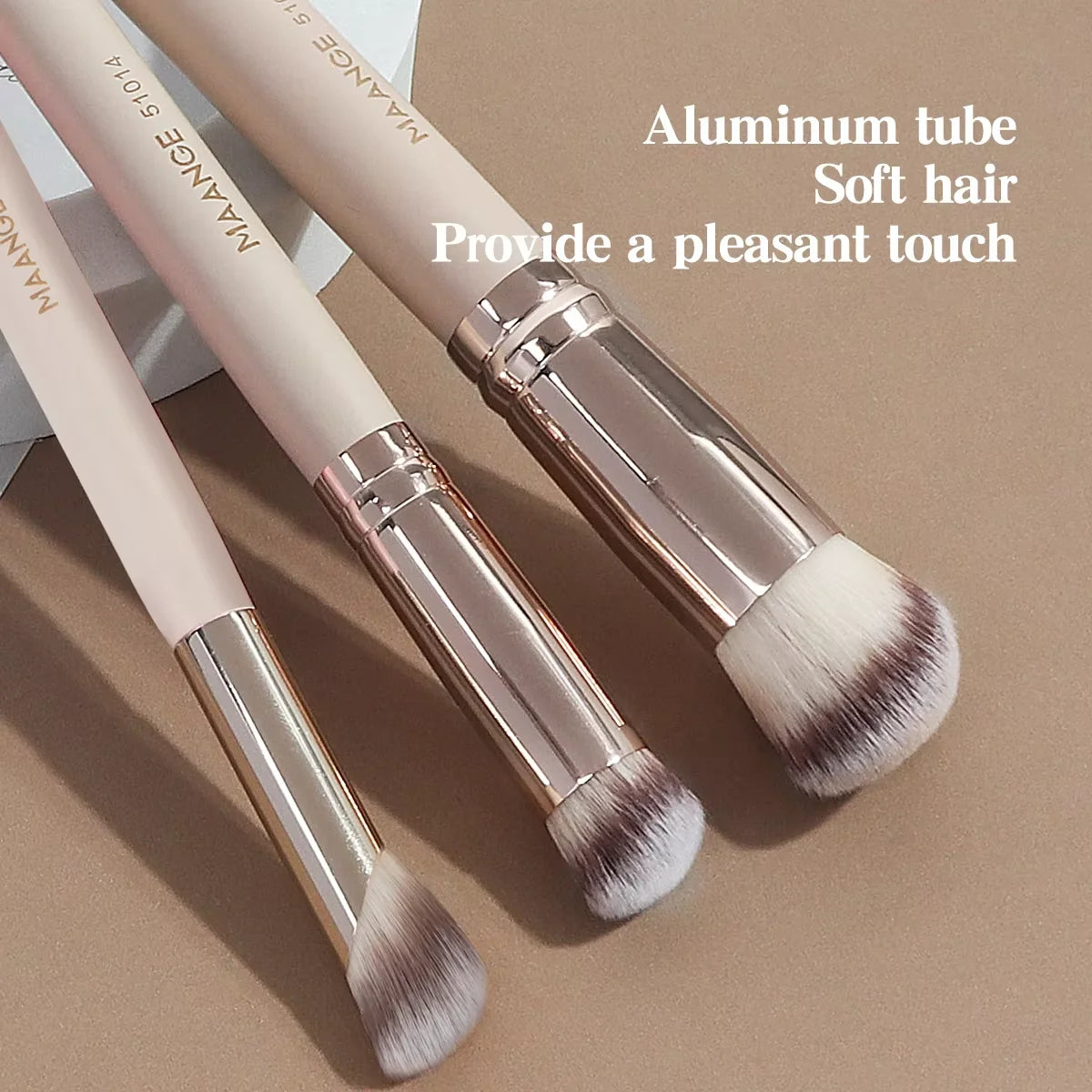 5-Pc Makeup Brush & Triangular Powder Puff Set | Pro Tools Makeup Brush Set QXL