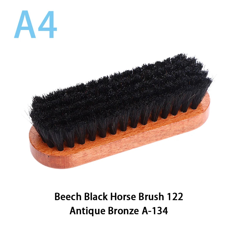 Horse Hair Cleaning Brush | Dashboard, Leather & Shoe Care Detailing Cleaning Brush QXL A4