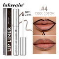 Peel Off Matte Lip Liner Stain | Waterproof Long-Lasting Peel Off Lip Liner QXL 4Cool Cocoa