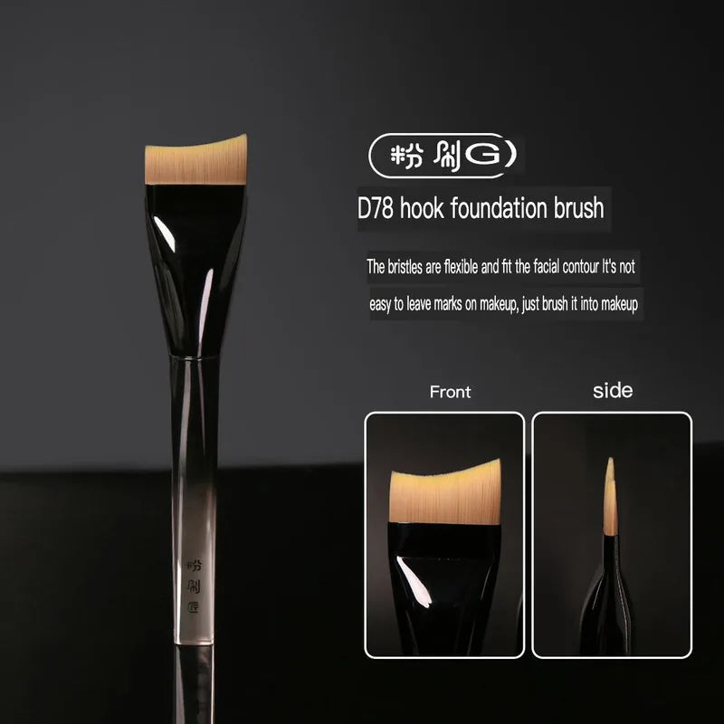 Painter D78 Double-Hook Foundation Brush | Streak-Free Foundation Makeup Brush QXL