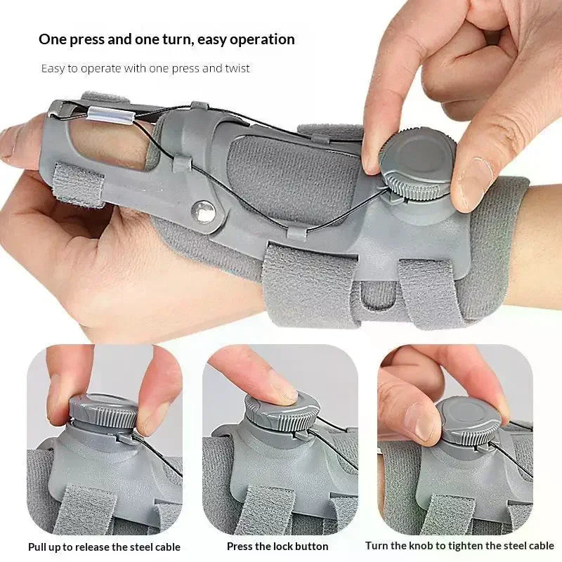 Adjustable Wrist & Thumb Splint Brace | GEL Lining, L & R Hand Wrist Thumb Brace QXL
