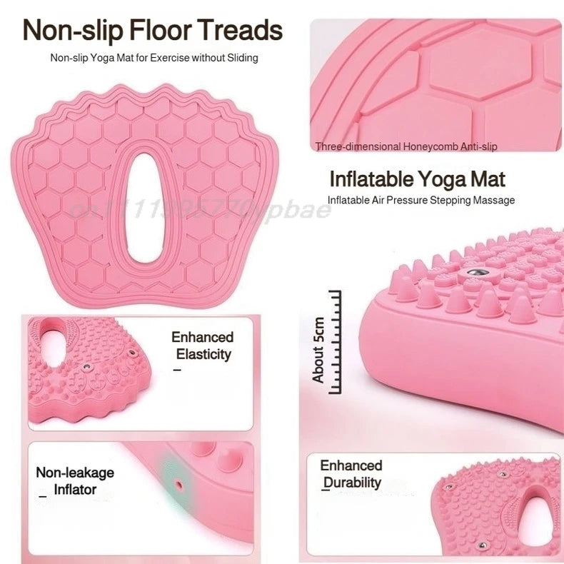 Inflatable Acupressure Foot Massage Mat | Anti-Slip Reflexology Acupressure Foot Mat QXL