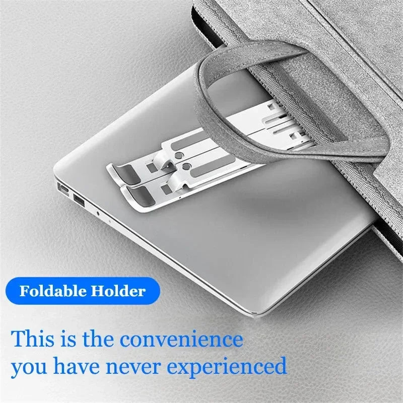 Adjustable Foldable Laptop Stand 7-Level | Portable ABS Holder Laptop Stand QXL