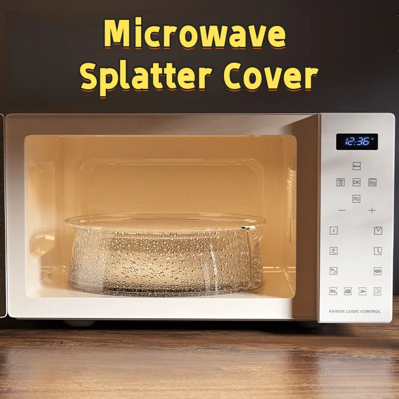 Foldable Microwave Splatter Cover | Insect-Proof Stackable Lid Microwave Splatter Cover QXL
